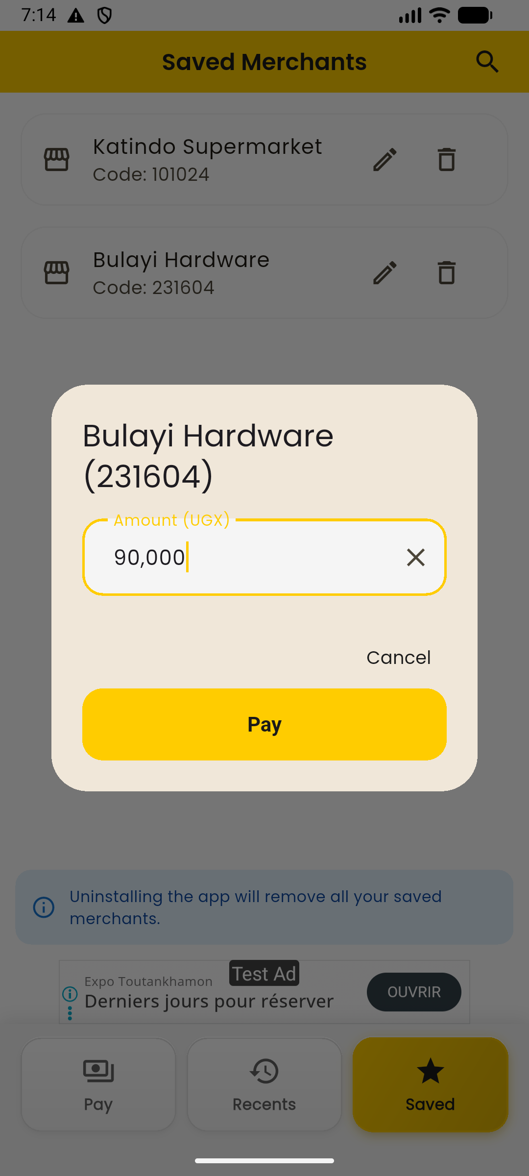 Quick Pay UG screenshot placeholder 2