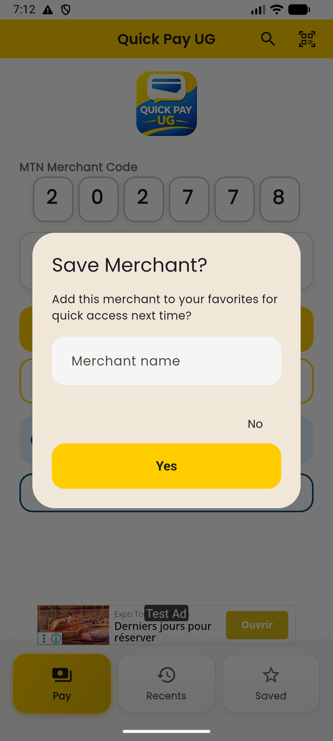 Quick Pay UG screenshot placeholder 3